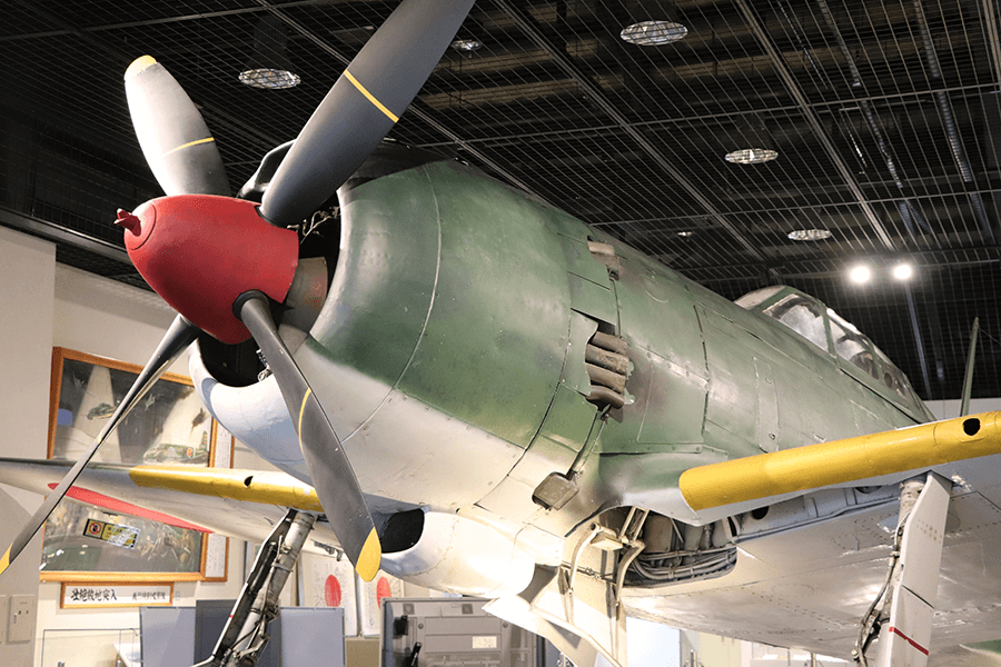 Hayate fighter aircraft exhibit room01