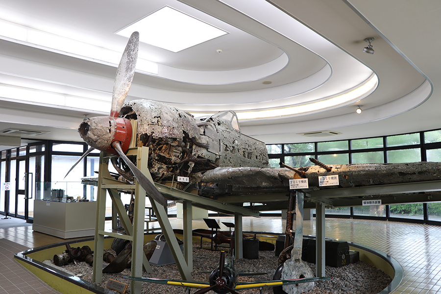 Zero fighter aircraft exhibit room01