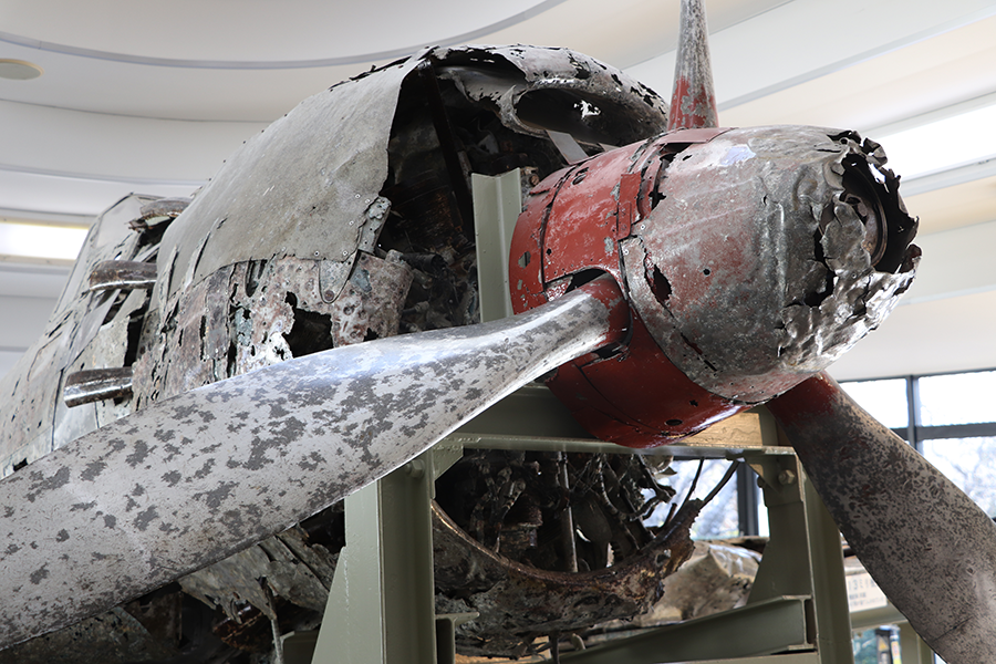 Zero fighter aircraft exhibit room02